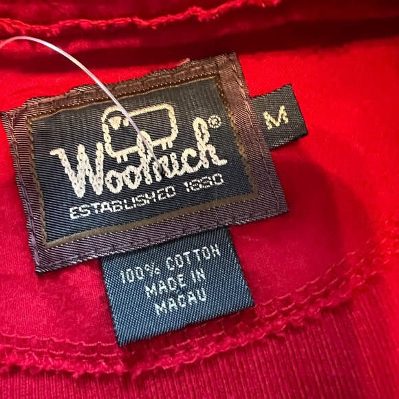 Woolrich vintage 100% cotton partial button up henley long sleeve shirt medium - Picture 3 of 3